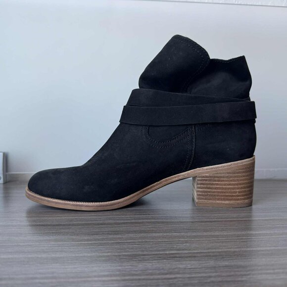 UGG Women's Elora Zip Up Ankle Boots Bootie Size 11 $175 in Black Suede - Picture 8 of 11